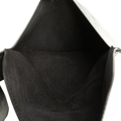 Crinkled Lambskin Saddle Belt Bag