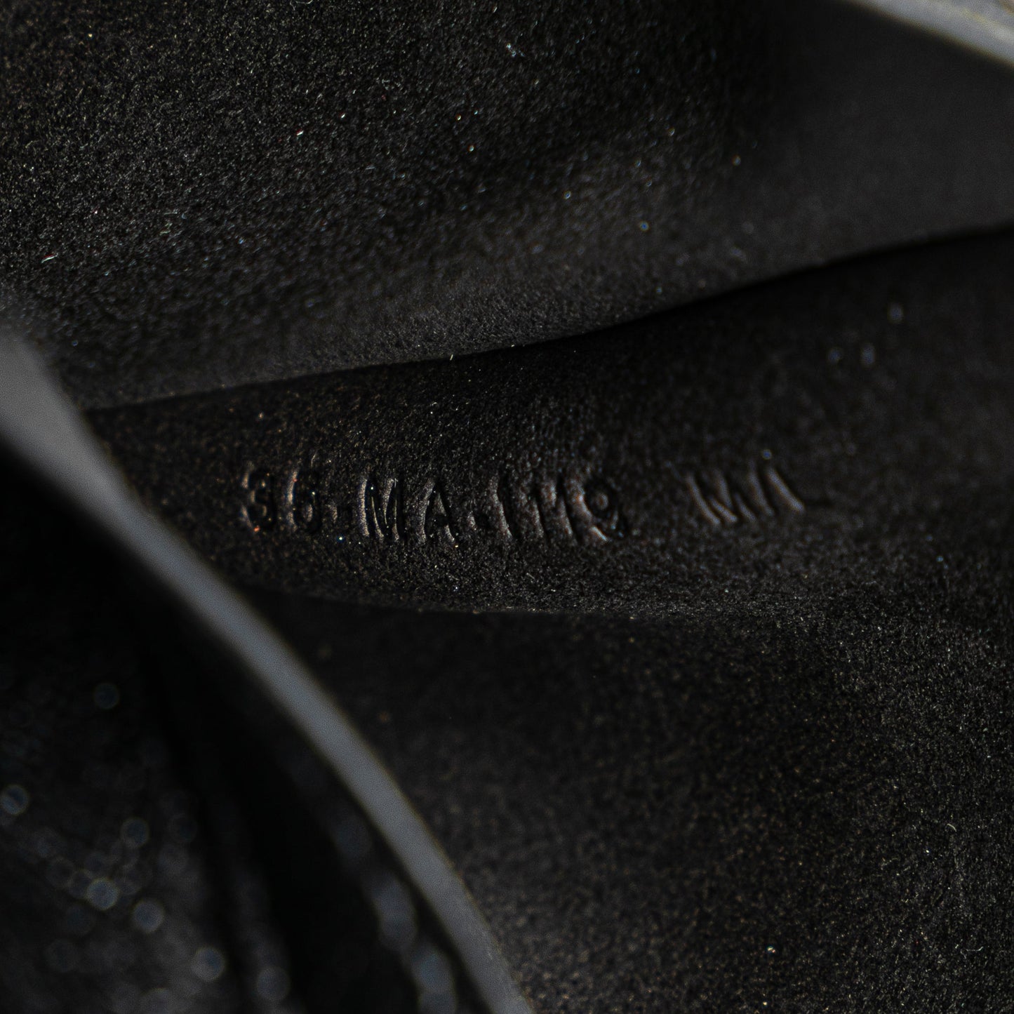 Crinkled Lambskin Saddle Belt Bag