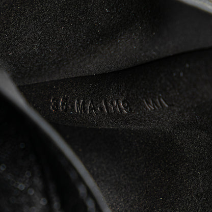 Crinkled Lambskin Saddle Belt Bag