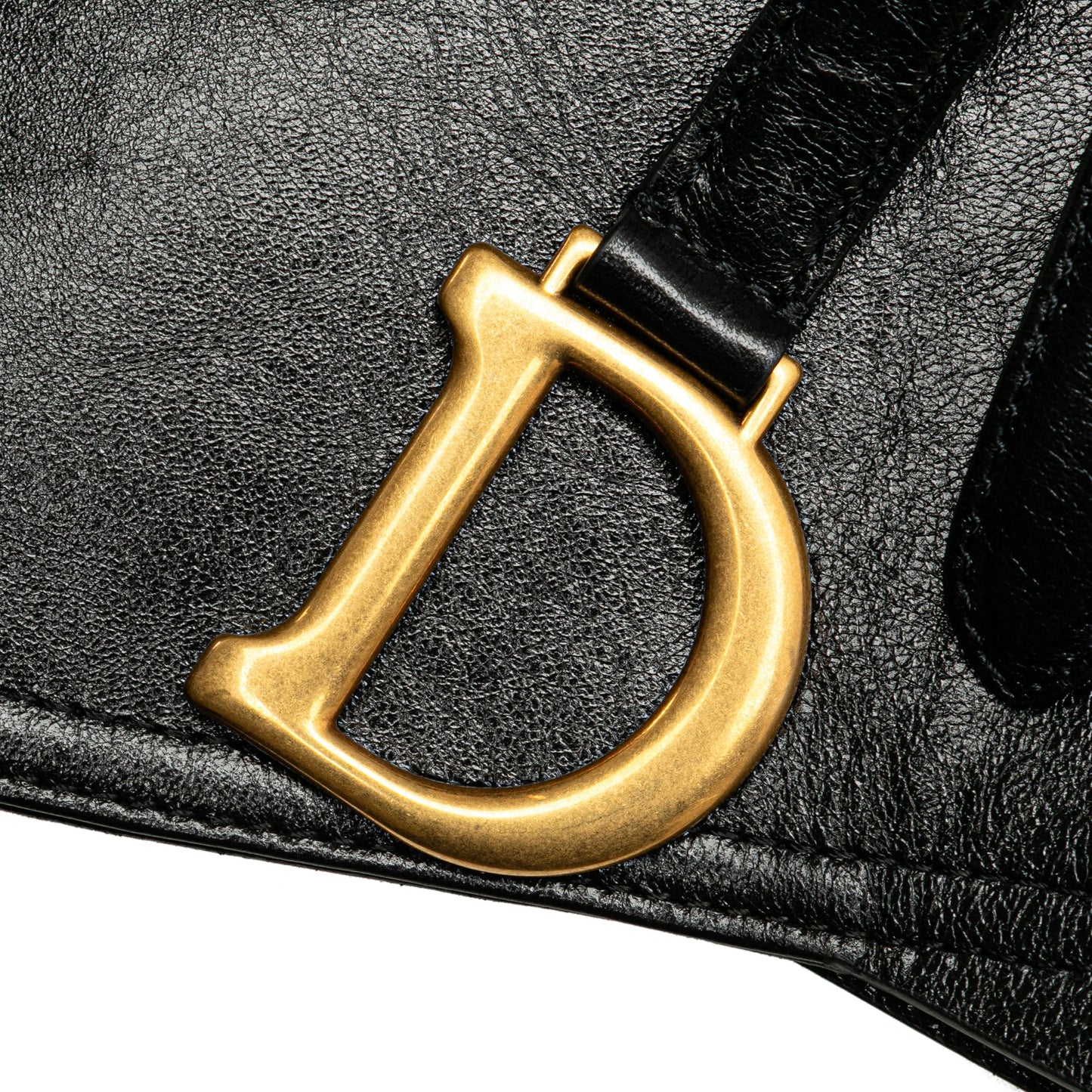 Crinkled Lambskin Saddle Belt Bag