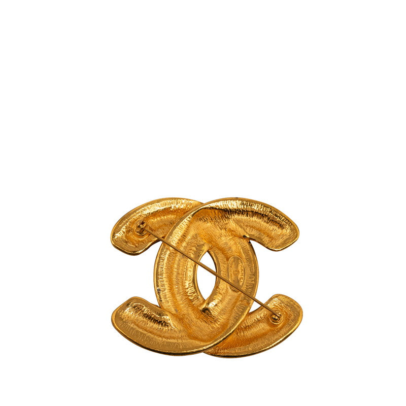 Chanel CC Matelasse Brooch  Metal Brooch in Good condition