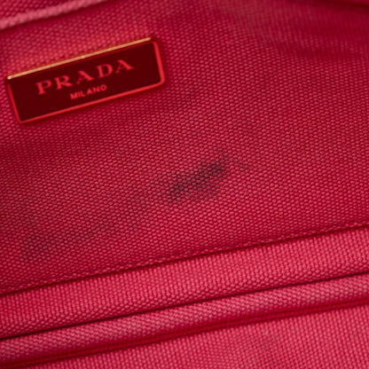 Prada Canapa Logo Satchel