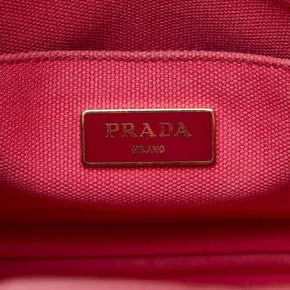 Prada Canapa Logo Satchel