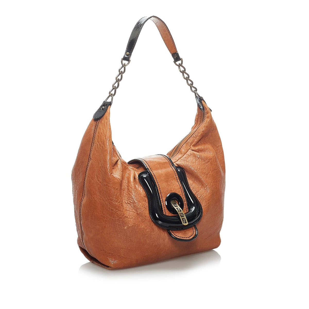 Fendi B Bag Leather Shoulder Bag