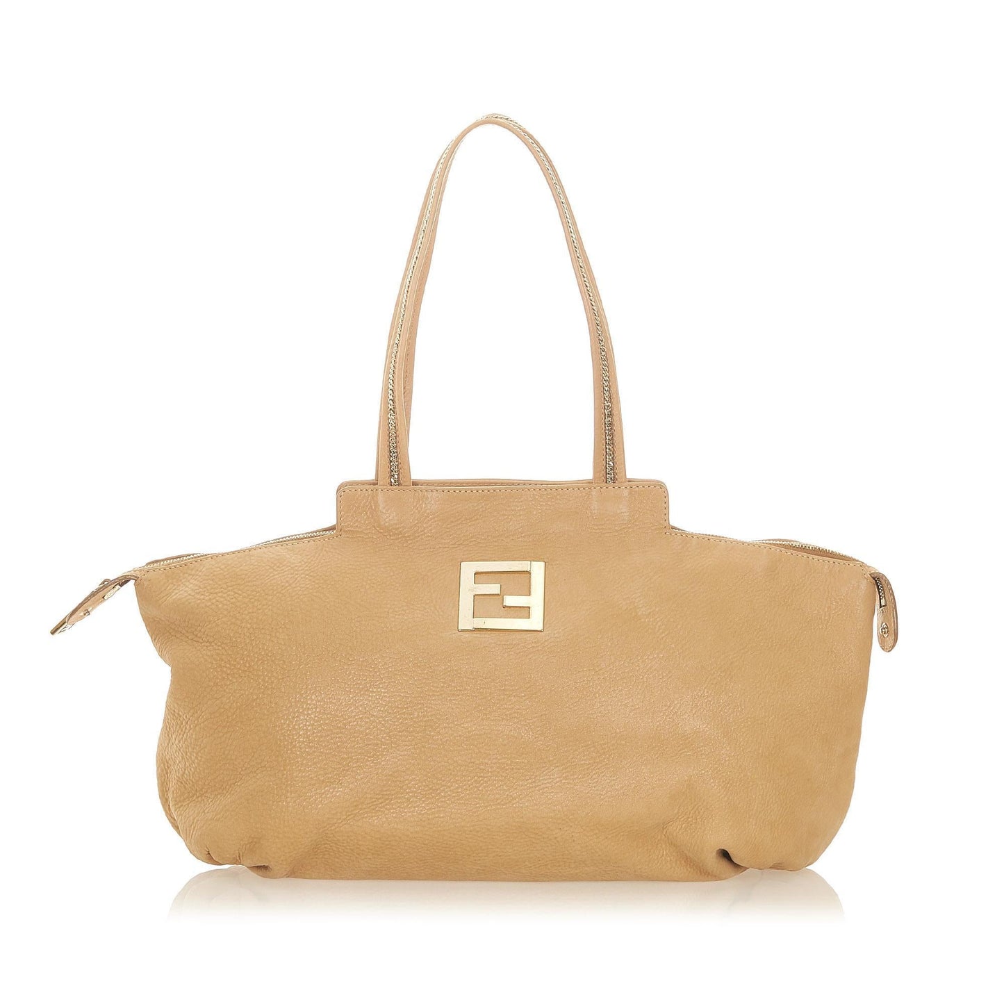 Fendi Chains Leather Tote Bag