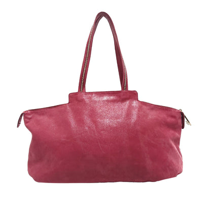 Fendi Chains Leather Tote Bag