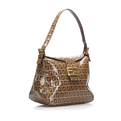Fendi Crystal Zucchino  Flap Baguette