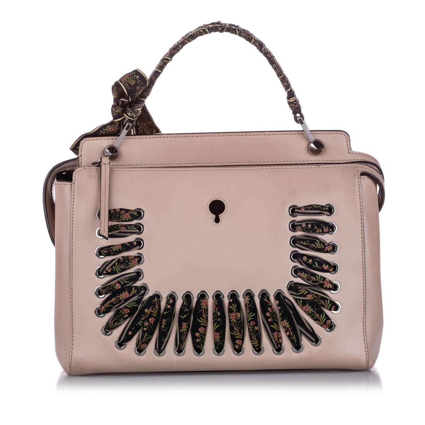 Fendi DotCom Leather Satchel (SHG-10775)