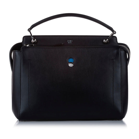 Fendi DotCom Leather Satchel