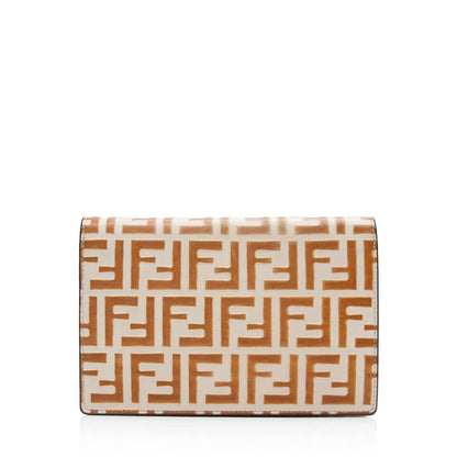 Fendi FF Embossed 1974 Wallet On Chain (SHF-ZSVAwL)