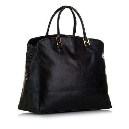 Fendi FF Leather Tote