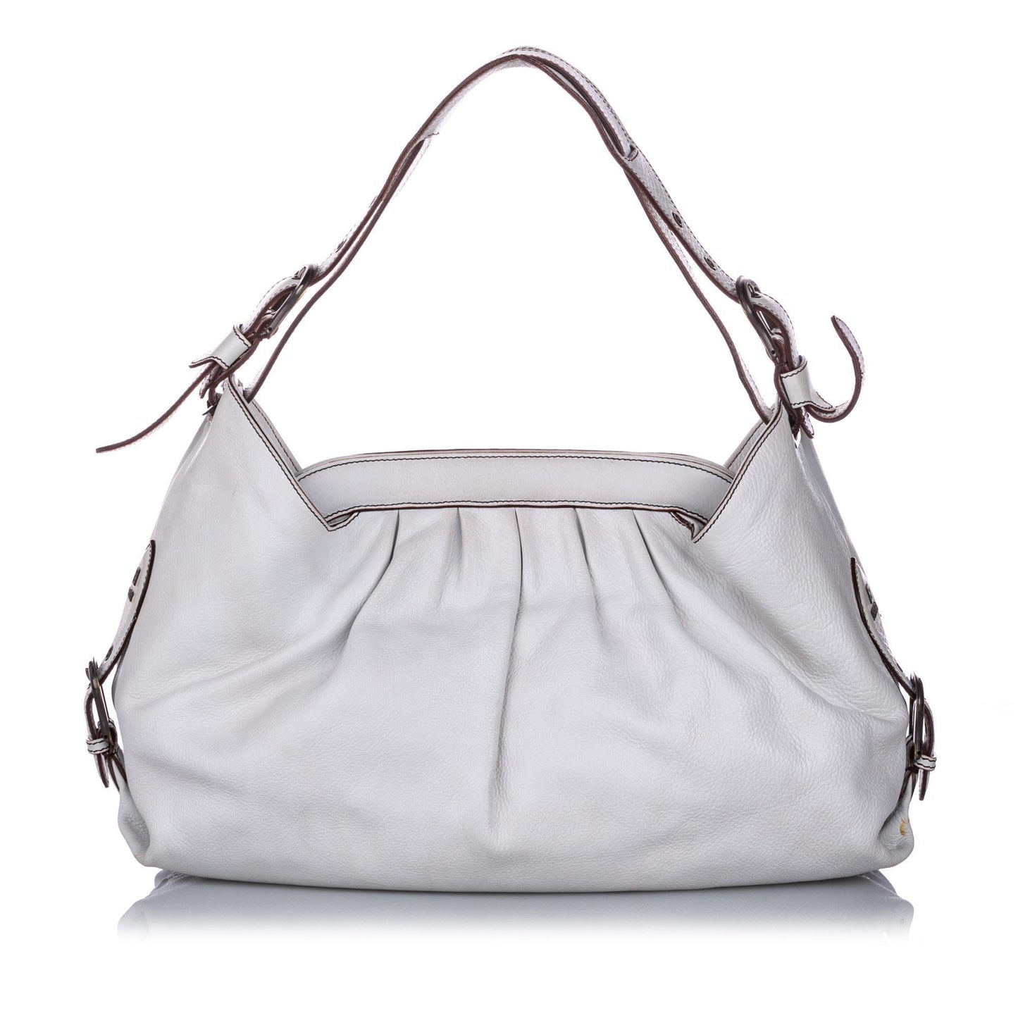 Fendi Leather Borsa Doctor Shoulder Bag (SHG-12173)