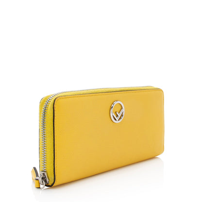 Fendi Leather F is Fendi Zip Around Wallet (SHF-22897)