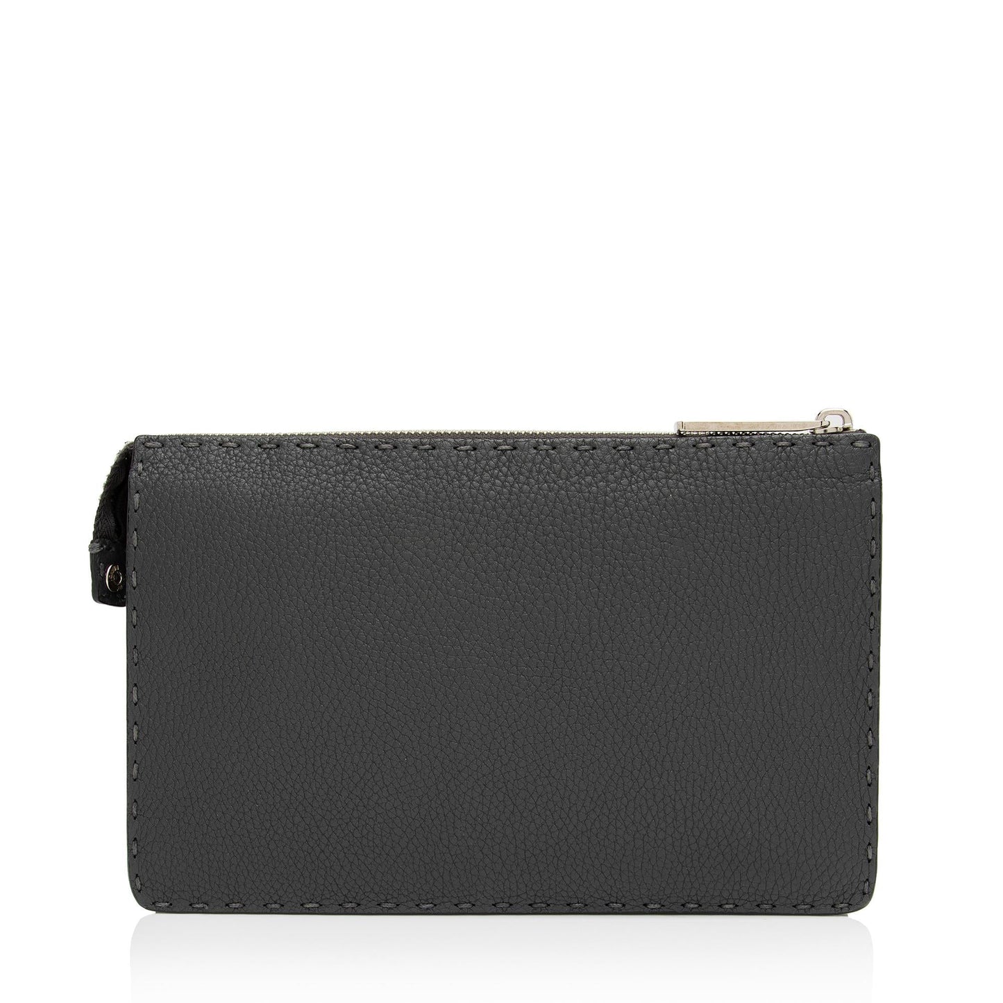 Fendi Leather Selleria  Monster Clutch