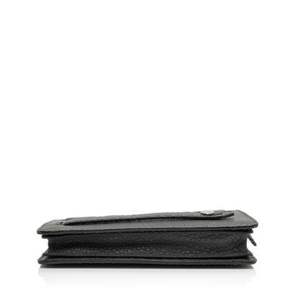 Fendi Leather Selleria  Monster Clutch (SHF-hyUZqB)