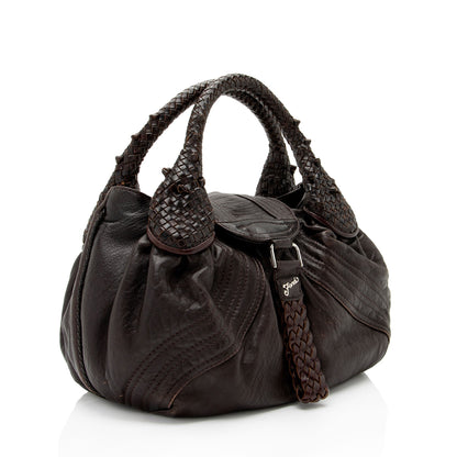 Fendi Leather Spy Baby Satchel