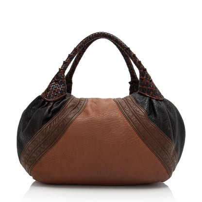 Fendi Leather Spy Satchel