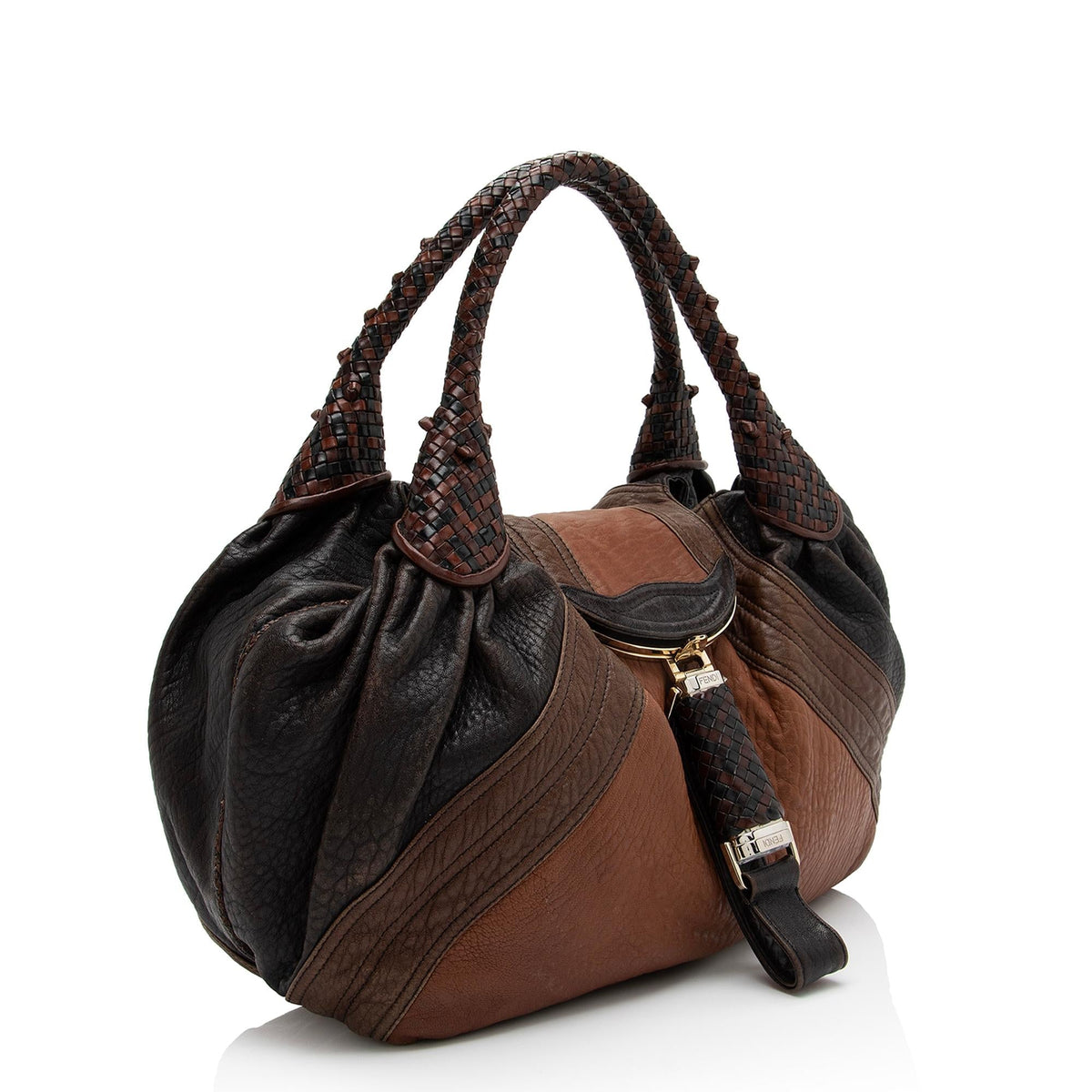 Fendi Leather Spy Satchel