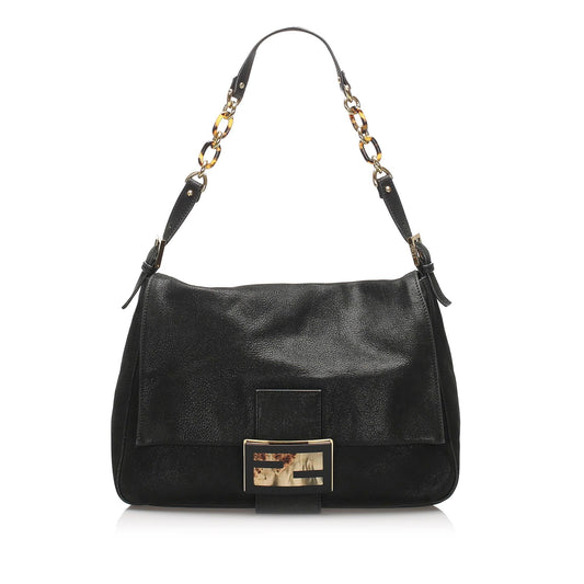 Fendi Mamma Forever Leather Chain Shoulder Bag (SHG-16016)