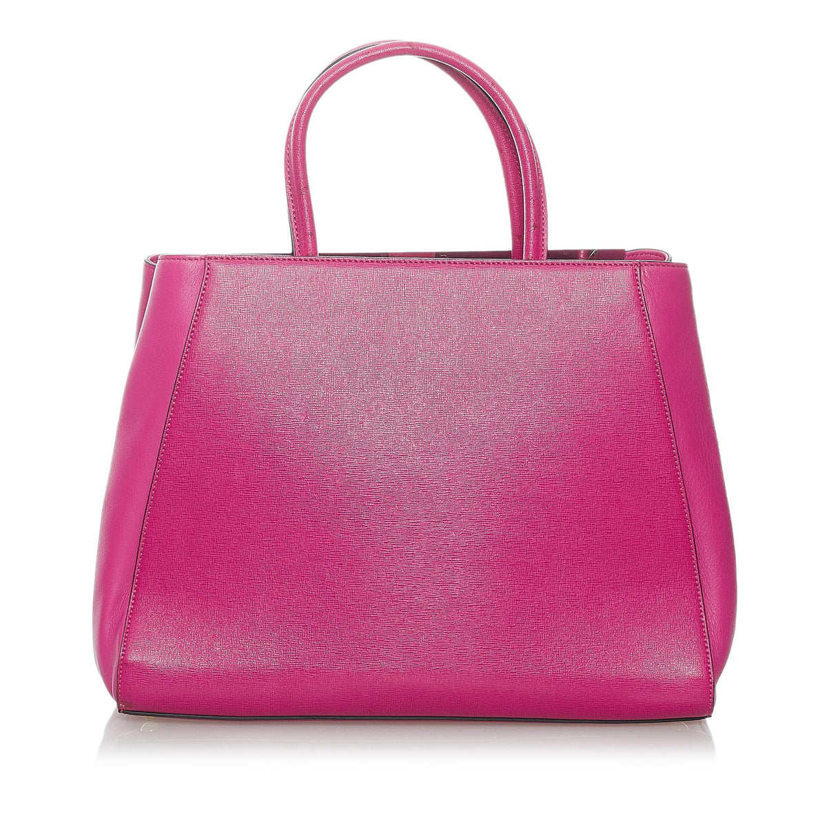 Fendi Medium 2Jours Leather Satchel