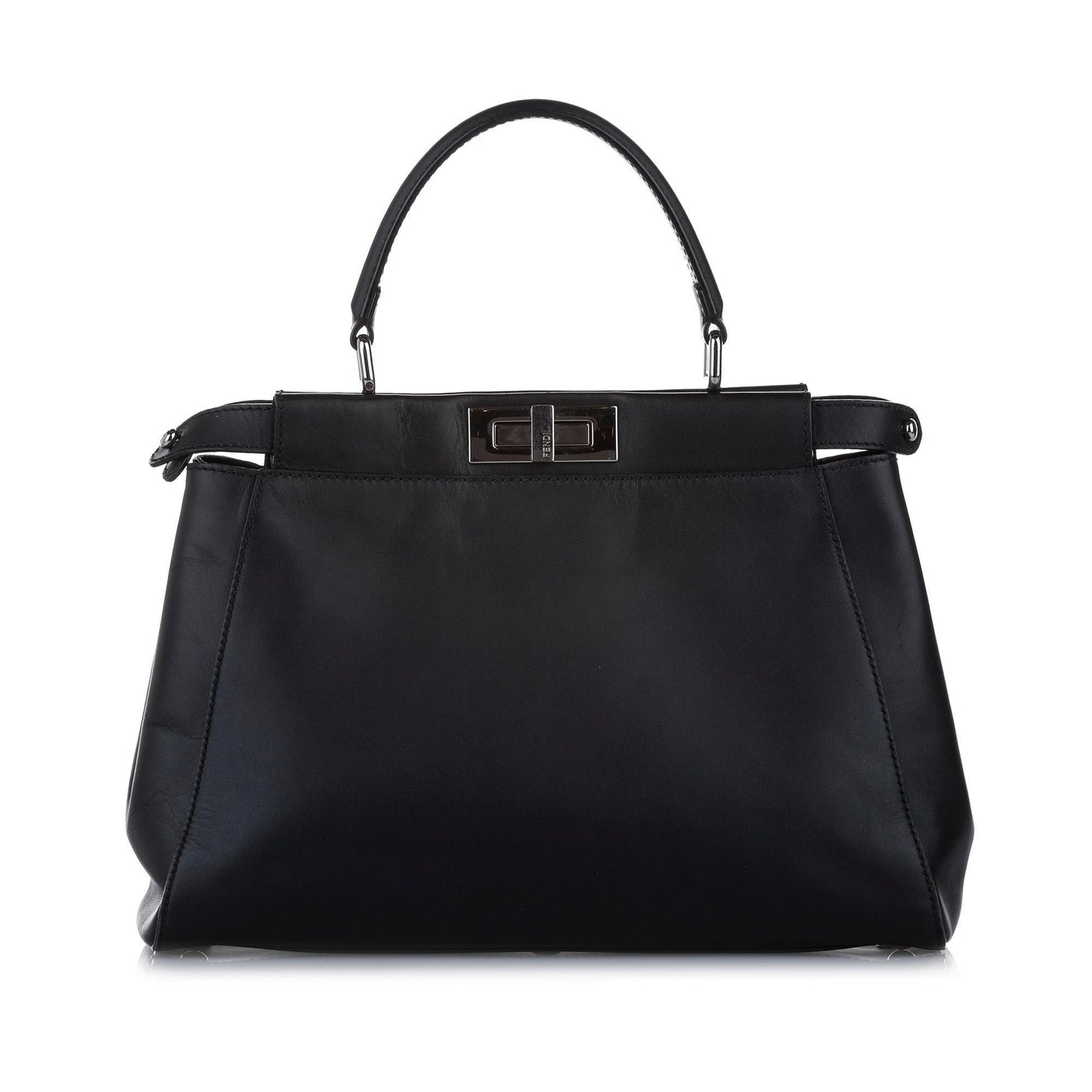 Fendi Medium Peekaboo Leather Satchel (SHG-14957)