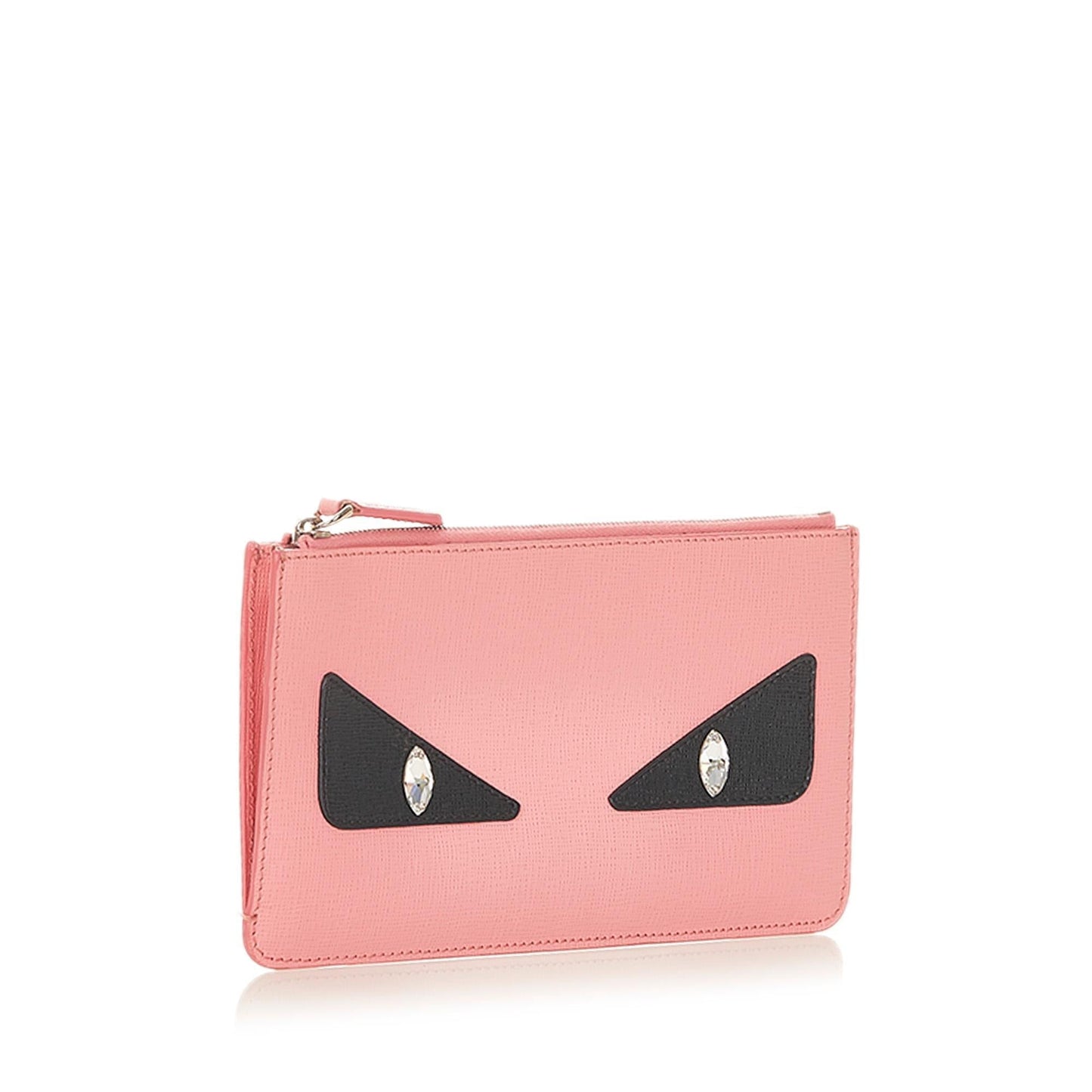 Fendi Monster Leather Clutch Bag (SHG-19881)