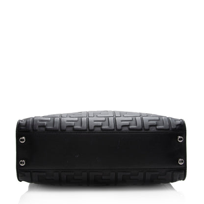 Fendi Nappa Embossed FF 1974 Peekaboo X Lite Bag