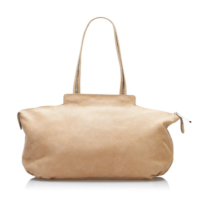 Fendi Nubuck Chains Tote