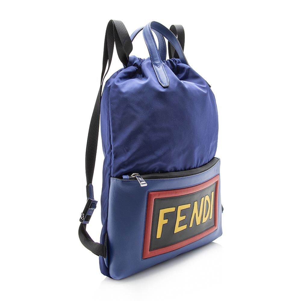 Fendi Nylon Logo Backpack (SHF-13539)