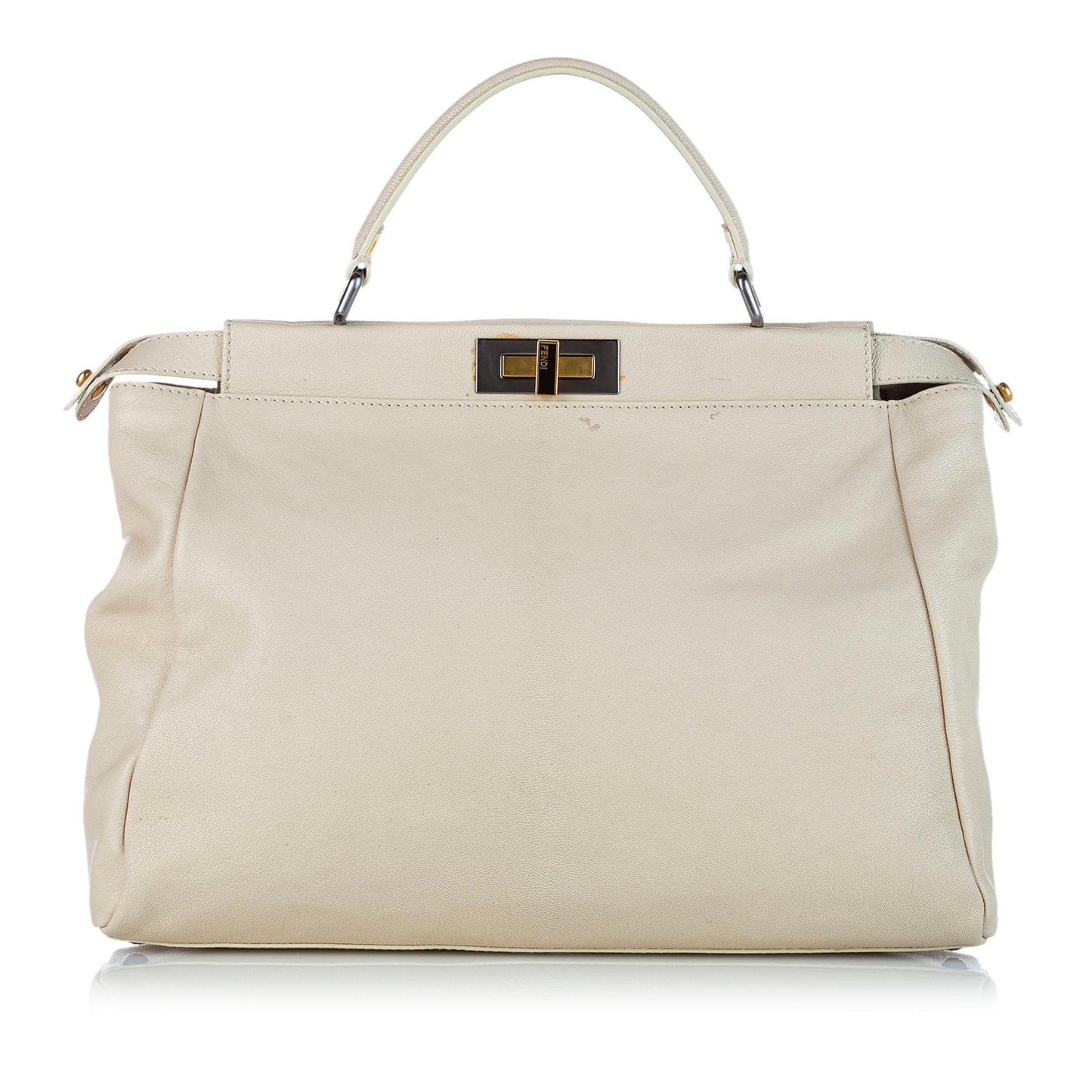 Fendi Peekaboo Leather Satchel (SHG-20673)