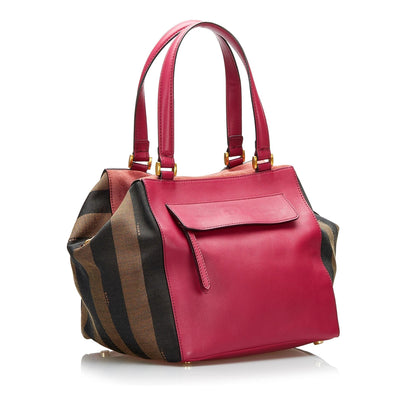 Fendi Pequin Boxy Tote