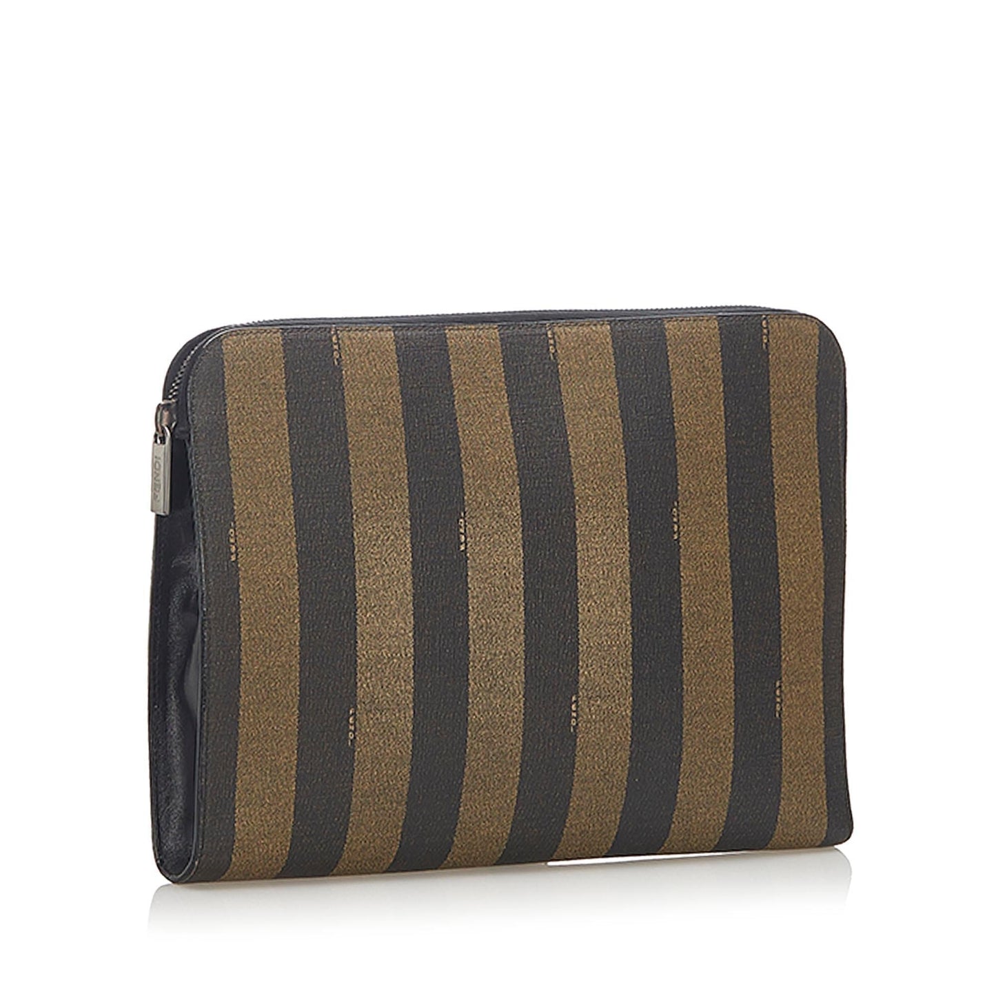 Fendi Pequin Clutch Bag (SHG-19094)