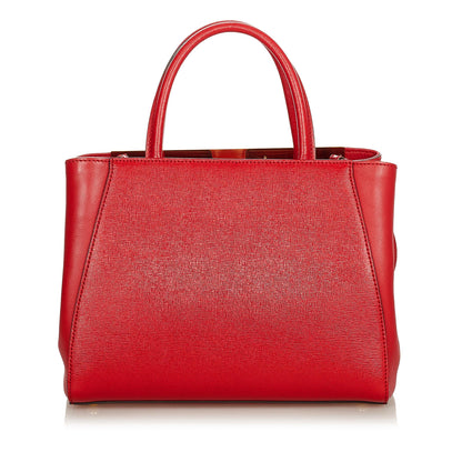 Fendi Petit 2Jours Leather Satchel