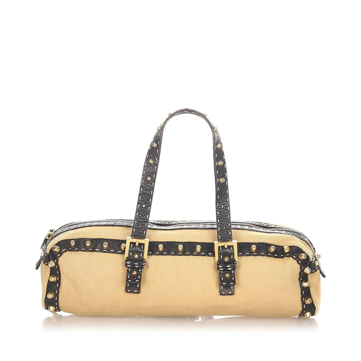 Fendi Selleria Canvas Handbag (SHG-20590)