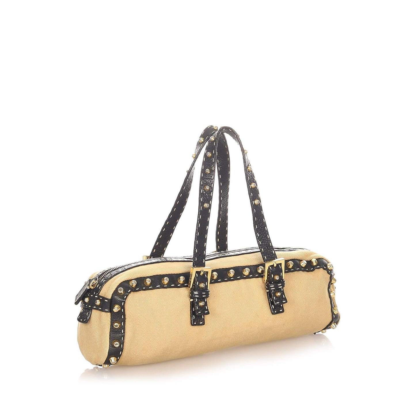 Fendi Selleria Canvas Handbag (SHG-20590)