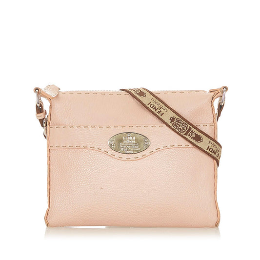 Fendi Selleria Leather Crossbody Bag (SHG-19380)