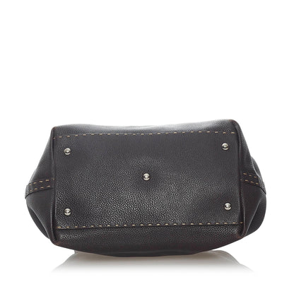 Fendi Selleria Leather Handbag