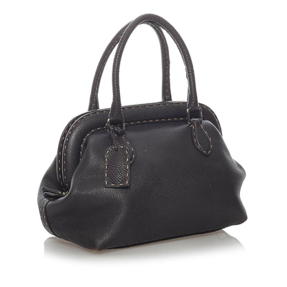 Fendi Selleria Leather Handbag