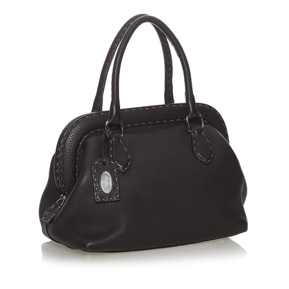 Fendi Selleria Leather Handbag (SHG-37727)