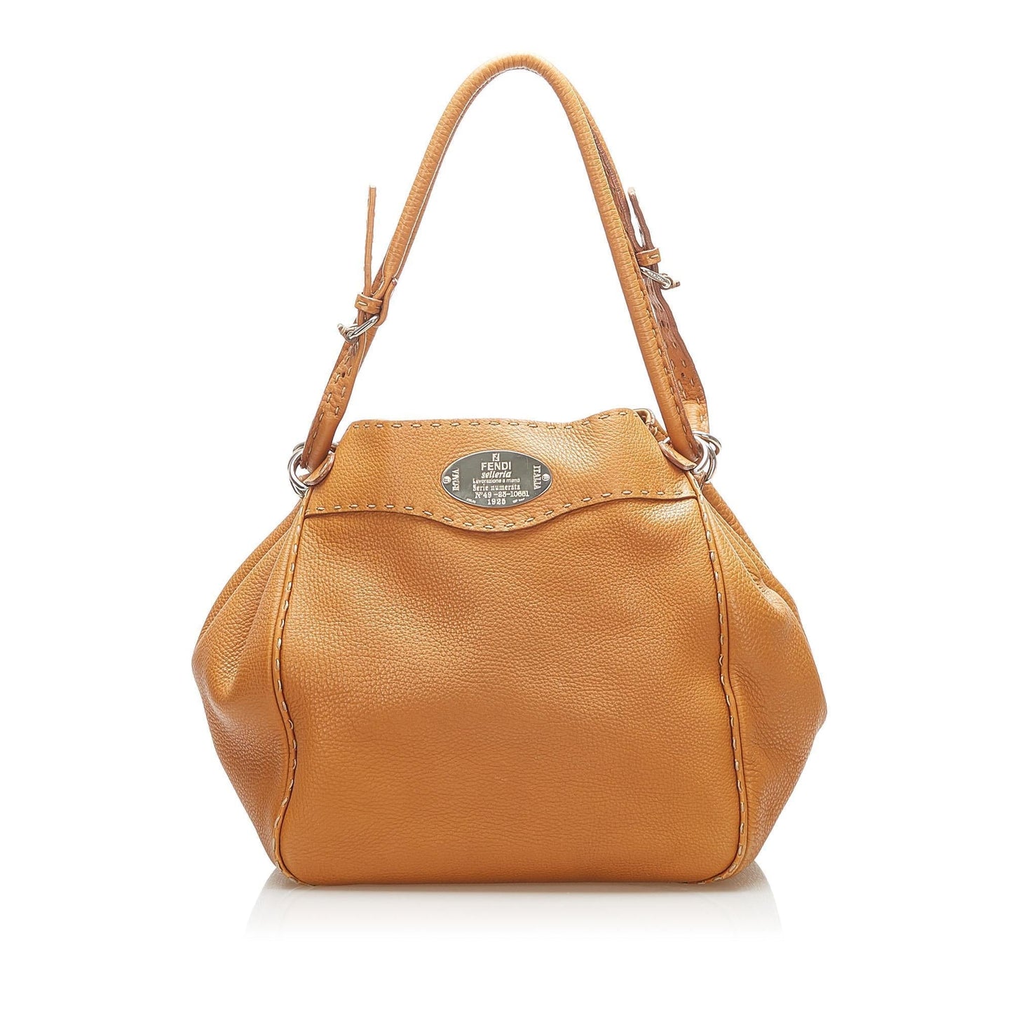 Fendi Selleria Leather Shoulder Bag (SHG-17932)