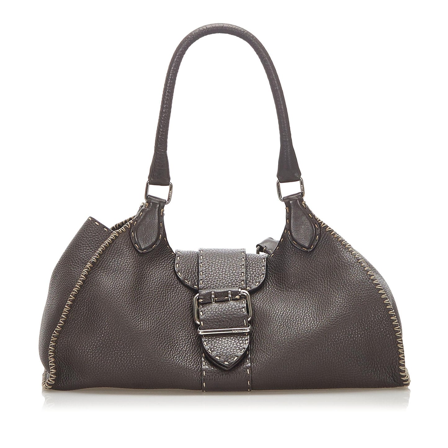 Fendi Selleria Leather Shoulder Bag (SHG-18995)