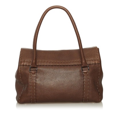 Fendi Selleria Linda Leather Handbag