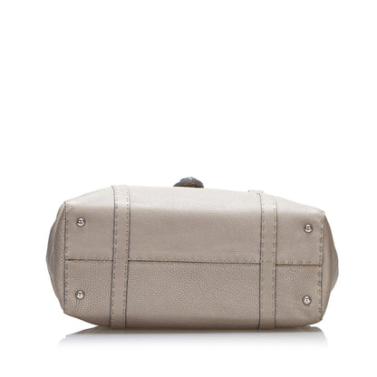 Fendi Selleria Linda Leather Handbag