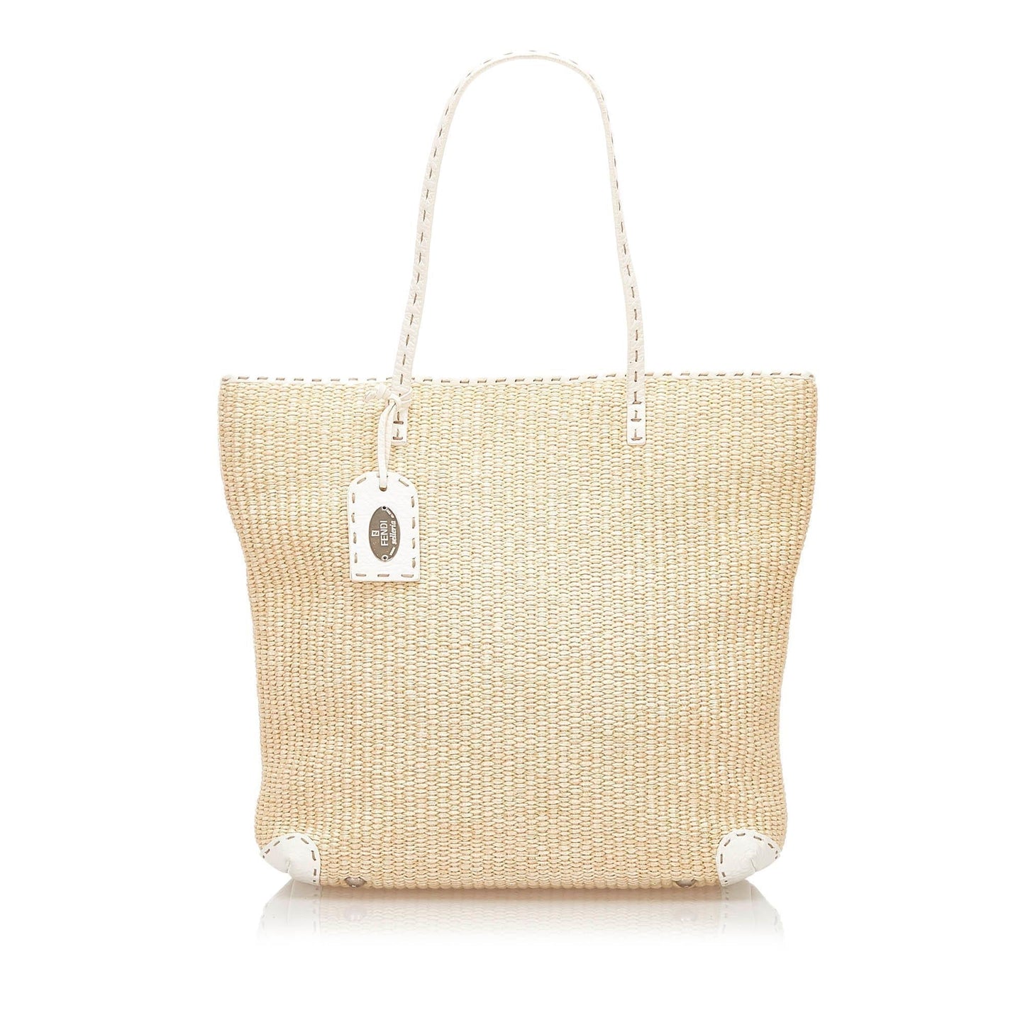 Fendi Selleria Straw Tote Bag (SHG-19092)