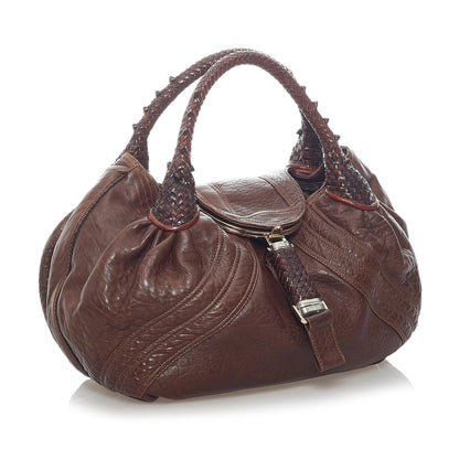 Fendi Spy Leather Handbag