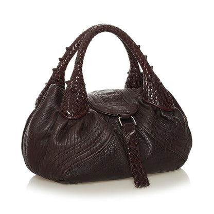 Fendi Spy Leather Handbag