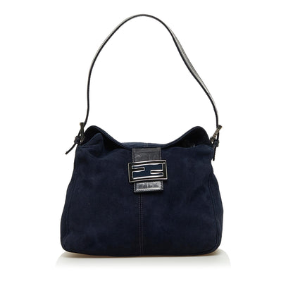 Fendi Suede Double Flap