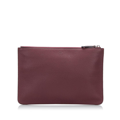 Fendi Telephone Leather Clutch