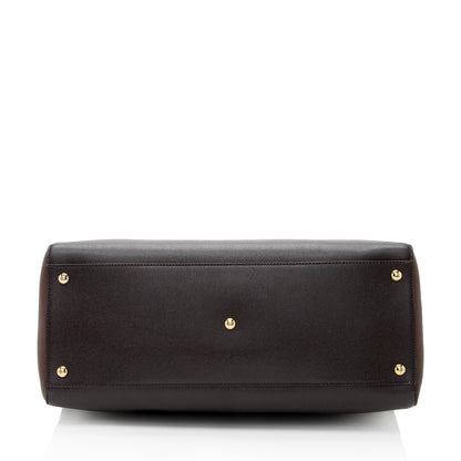 Fendi Vitello Calfskin 2Jours Elite Large Tote