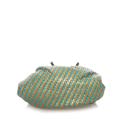 Fendi Woven Leather Bucket Bag